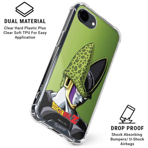 Dragon Ball Z Cell Portrait iPhone 16e Clear Case